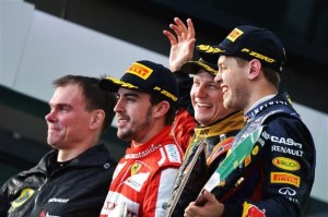F1 - I protagonisti sul podio
