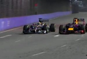 Il sorpasso decisivo di Hamilton su Vettel