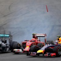 Raikkonen a sandwich fra Hamilton e Ricciardo Germania