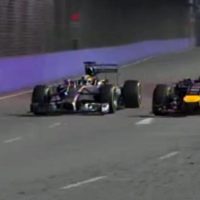 Singapore hamilton sorpasso Vettel