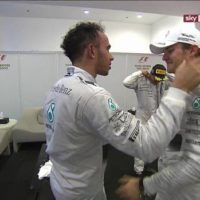 Complimenti Hamilton Rosberg