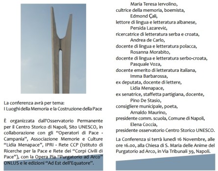 Comune di Napoli, giornata della tolleranza UNESCO