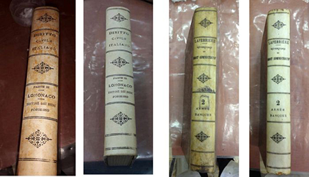 Antichi volumi Biblioteca Avvocatura Napoli