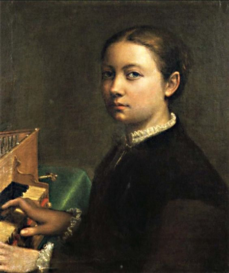 Sofonisba Anguissola - Autoritratto alla spinetta