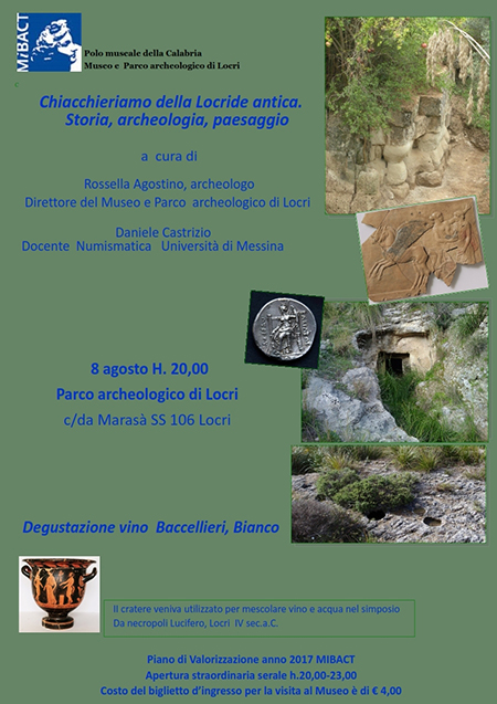 'Chiacchieriamo della Locride antica. Storia, archeologia, paesaggio'
