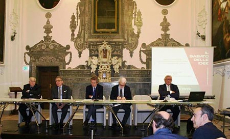 Marco Salvatore, Lucio d'Alessandro, Gaetano Manfredi, Valerio Caprara e Luigi Grispello