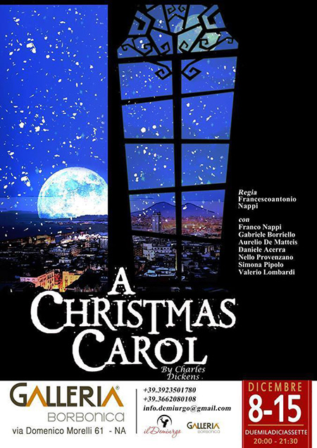 'A Christmas Carol' alla Galleria Borbonica