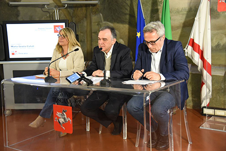 Cristina Grieco, Enrico Rossi e Vittorio Bugli