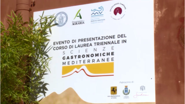 Presentazione Corso di laurea triennale in Scienze Gastronomiche Mediterranee