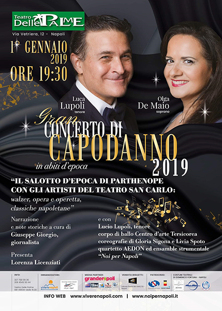 Concerto di Capodanno 2019 al Teatro Delle Palme