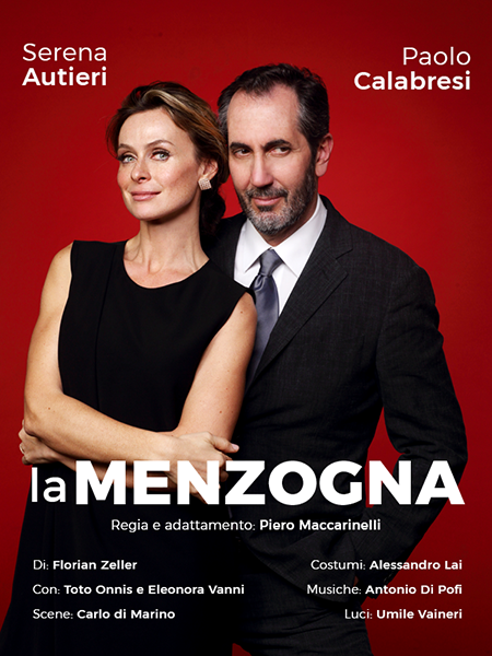 Serena Autieri e Paolo Calabresi in 'La menzogna'