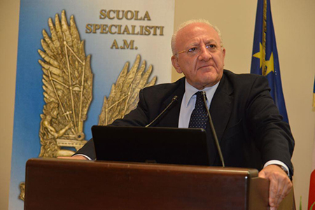 Intervento del Presidente Vincenzo De Luca alla Scuola Specialisti