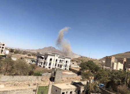 sito lancio missili Houthi Sana'a