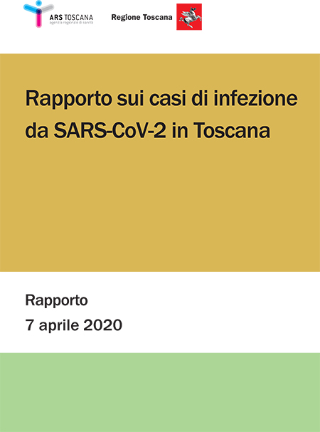 Rapporto dell'ARS sui casi di infezione da SARS-CoV-2 in Toscana