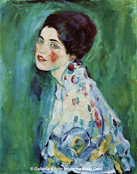 Gustav Klimt - Ritratto di signora ph Galleria d'Arte Moderna Ricci Oddi