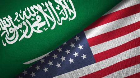 bandiera Usa saudita