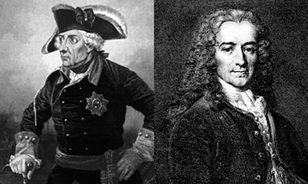 Federico II di Prussia e Voltaire