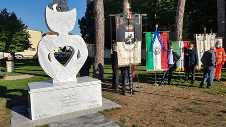 Il monumento a Luana D'Orazio a Fucecchio (FI)