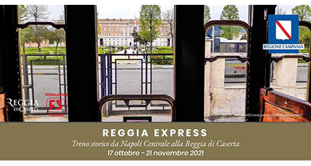 Reggia Express, treno storico da Napoli Centrale alla Reggia di Caserta