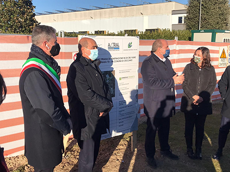 Inaugurazione cantieri stradali in provincia di Frosinone