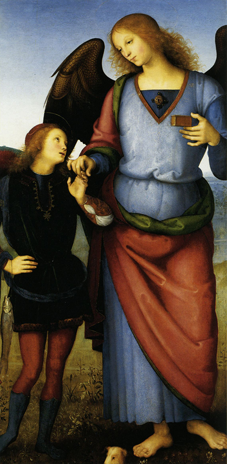 Pietro Perugino, Arcangelo Raffaele con Tobia