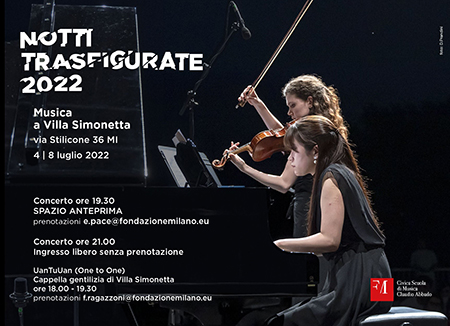 Notti Trasfigurate 2022 Musica a Villa Simonetta