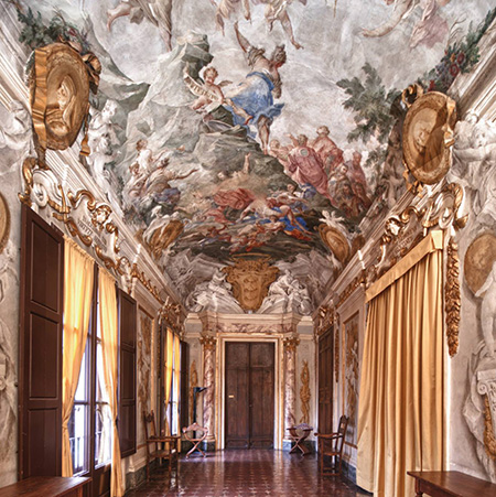 La Galleria di Palazzo Altoviti, sede della Massoneria toscana del Grande Oriente d'Italia