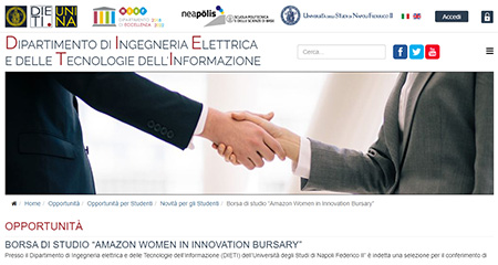 bando 'Amazon Women in Innovation'