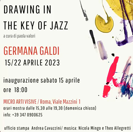 'Drawing in the the key of jazz'