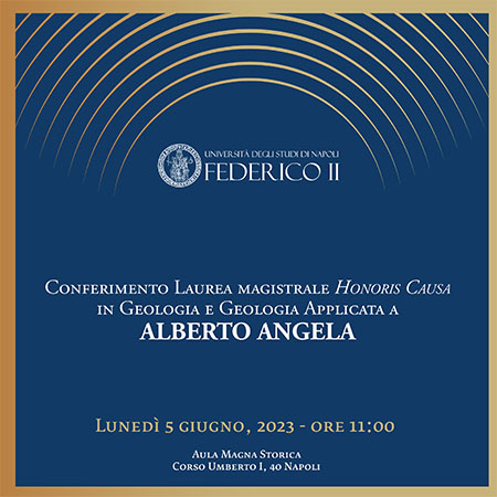 Laurea honoris causa in Geologia ad Alberto Angela