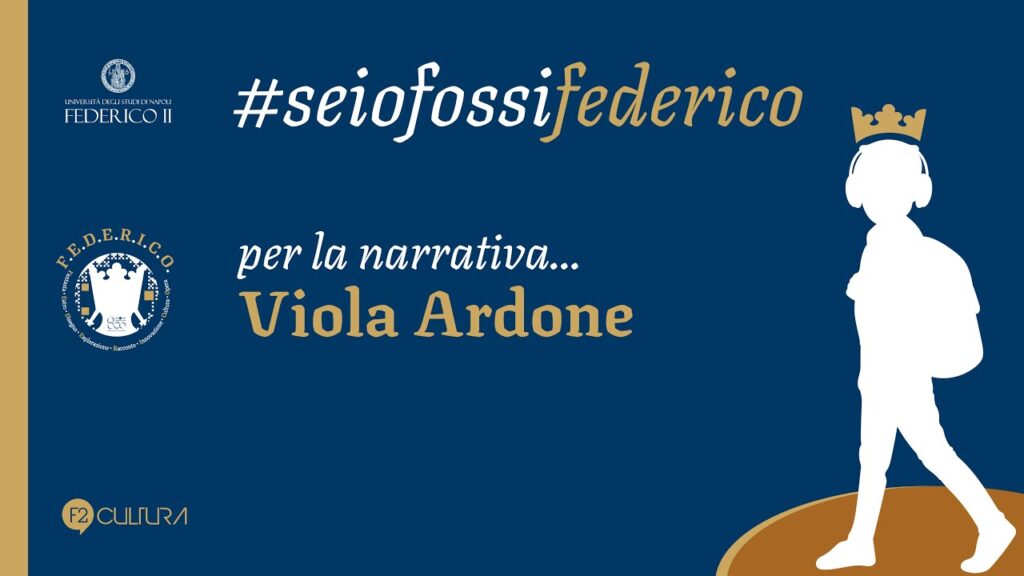 Se io fossi Federico': ospite 'per la narrativa... Viola Ardone' -  ExPartibus
