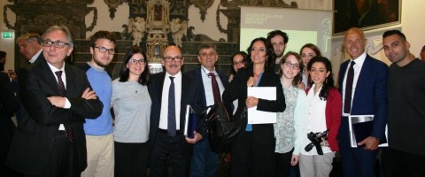 Cafiero De Raho,Goracci, Bartolo, Iannacone, allievi scuola giornalismo