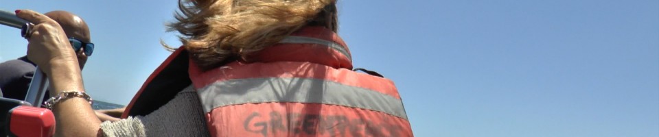 Nave di Greenpeace a Napoli